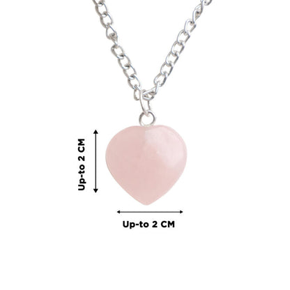 Rose Quartz Mini Heart Pendant