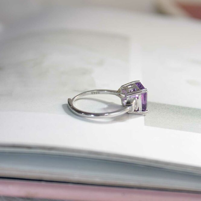 Amethyst 925 Sterling Silver Ring