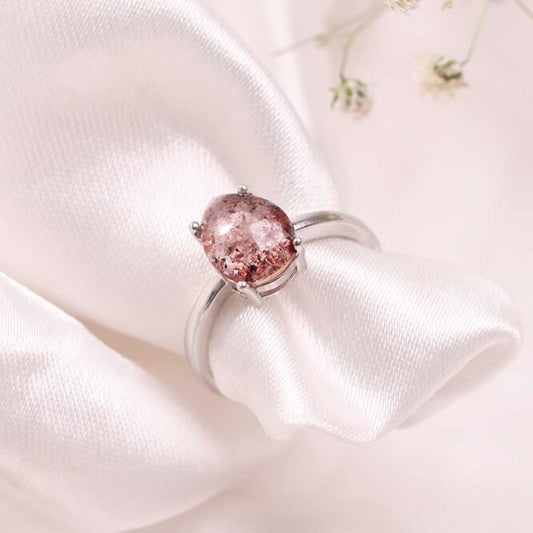 Cacoxenite Ring In Silver