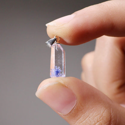 Dumortierite Pendant In Silver
