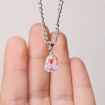 Dumortierite Pendant In Silver