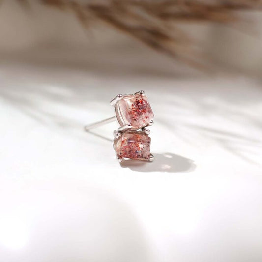 Super 7 Stud Earring In Silver